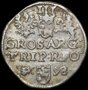 Sigismund III Vasa, Trojak 1598, Poznań - P from the left