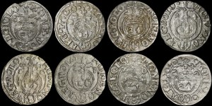 Sigismund III Vasa, Half-track 1620-1626, Bydgoszcz - set (pcs. 8)