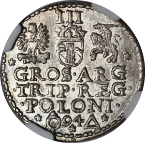 Sigismund III Vasa, Troika 1594, Malbork - closed ring