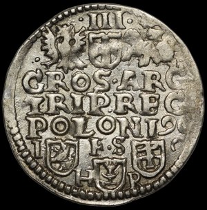 Sigismund III Vasa, Trojak 1596, Bydgoszcz - smaller bust - undescribed and rare