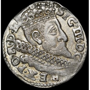Zygmunt III Waza, Trojak 1598, Bydgoszcz - B z prawej - hybryda