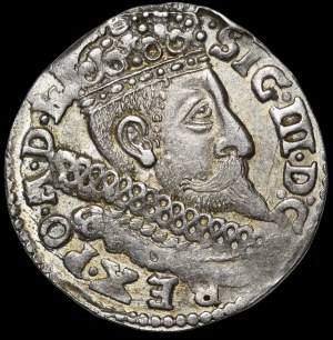 Sigismund III Vasa, Trojak 1598, Bydgoszcz - B on the right - hybrid