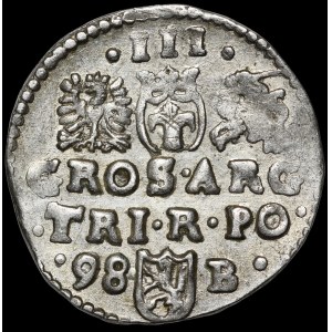 Zygmunt III Waza, Trojak 1598, Bydgoszcz - B z prawej - hybryda