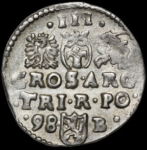Sigismund III Vasa, Trojak 1598, Bydgoszcz - B on the right - hybrid