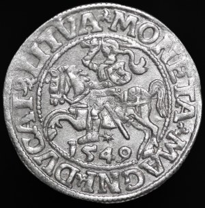 Sigismund II Augustus, Half-penny 1549, Vilnius - 10 Pogon, LI/LITVA