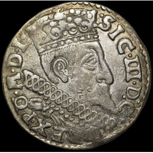 Zygmunt III Waza, Trojak 1598, Bydgoszcz - przebitka PO/X - rzadki