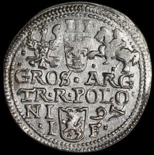 Sigismund III Vasa, Troy 1597, Olkusz - Portrait from 1596