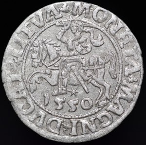 Sigismund II Augustus, Half-penny 1550, Vilnius - LI/LITVA