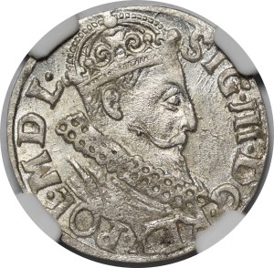 Sigismund III Vasa, Trojak 1621, Krakow - beautiful