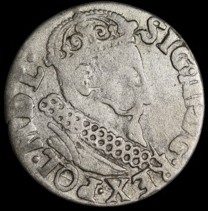 Sigismund III Vasa, Trojak 1621, Krakow - punch P/TO/RLONI - rare