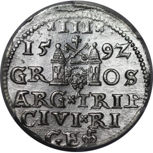 Zikmund III Vasa, Trojka 1592, Riga