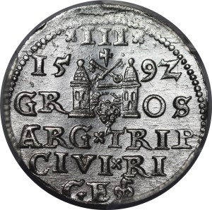 Sigismund III Vasa, Troika 1592, Riga
