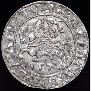 Zygmunt II August, Półgrosz 1557, Wilno - LI/LITV