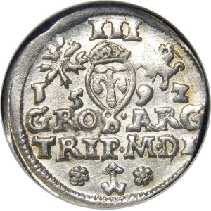 Zygmunt III Waza, Trojak 1592, Wilno