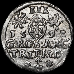 Zygmunt III Waza, Trojak 1592, Wilno