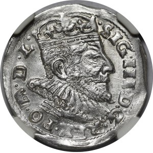 Zygmunt III Waza, Trojak 1593, Wilno - piękny