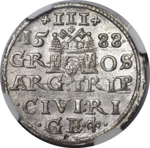 Sigismund III Vasa, Troika 1588, Riga - small bust - beautiful