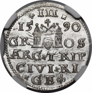 Sigismund III Vasa, Troika 1590, Riga - small bust - beautiful