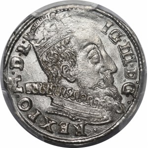 Zygmunt III Waza, Trojak 1597, Wilno - piękny