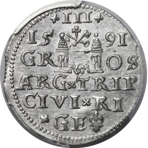 Zikmund III Vasa, Trojka 1591, Riga