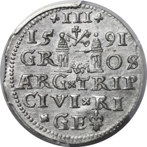 Sigismund III Vasa, Troika 1591, Riga