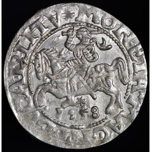 Zygmunt II August, Półgrosz 1558, Wilno - LI/LITV