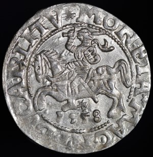 Sigismund II Augustus, Half-penny 1558, Vilnius - LI/LITV