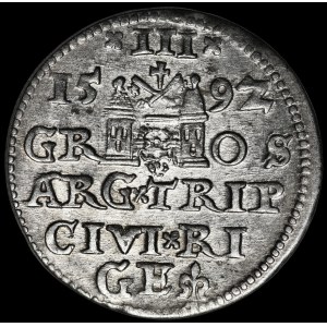 Sigismund III Vasa, Troika 1592, Riga