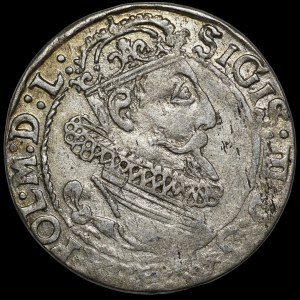 Zygmunt III Waza, Sixpence 1624, Kraków.