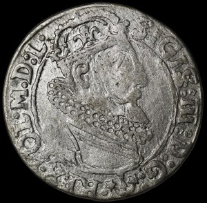 Sigismund III Vasa, Sixpence 1625, Kraków - Sas - rarer