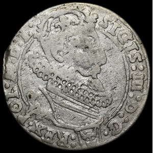 Zygmunt III Waza, Szóstak 1625, Kraków - Półkozic - rzadszy