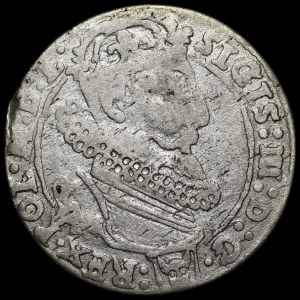 Sigismund III Vasa, Sixpence 1625, Cracow - Half-Cozic - rarer