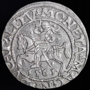 Sigismund II Augustus, Half-penny 1561, Vilnius - 14 Eagle, L/LITV
