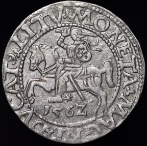 Sigismund II Augustus, Half-grosz 1562, Vilnius - 17 Pogon, L/LITV