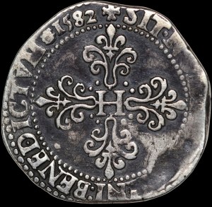 Henry the Valois, Frank 1582 A, Paris - rarer