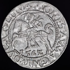 Sigismund II Augustus, Half-grosz 1562, Vilnius - 18 Pogon, LI/LITVA