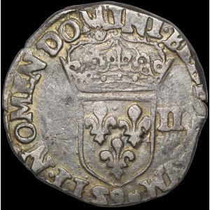 Henryk Walezy, 1/4 Ecu 1581, Rennes