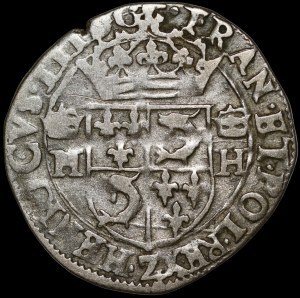 Henry of Valois, Douzain 1587 Z, Grenoble