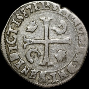Henry of Valois, Douzain 1587 Z, Grenoble