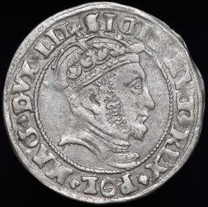 Sigismund II Augustus, Lithuanian foot penny 1546, Vilnius - LIT/LITVA - AVGG error - rare