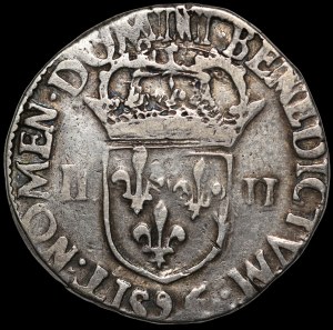 Henry of Valois, 1/4 Ecu 1588, Rennes