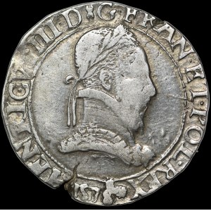 Henryk Walezy, Frank 1578 K, Bordeaux - b. rzadki