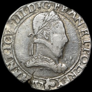 Henry of Valois, Frank 1578 K, Bordeaux - b. rare