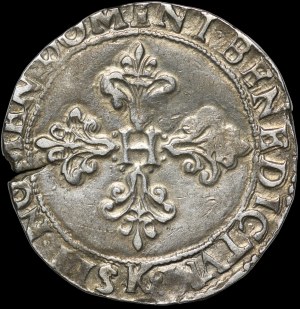 Henry of Valois, Frank 1578 K, Bordeaux - b. rare