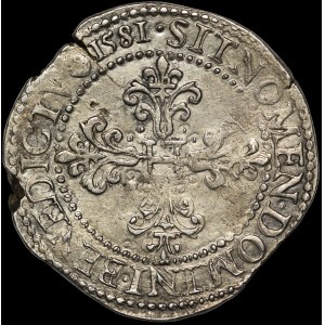 Henryk Walezy, Frank 1581 B, Rouen - rzadki