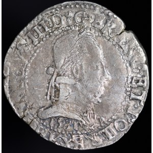 Henryk Walezy, Frank 1581 K, Bordeaux - b. rzadki
