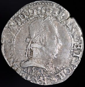 Henry of Valois, Frank 1581 K, Bordeaux - b. rare