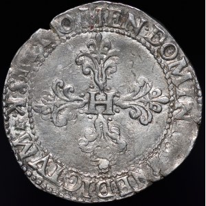 Henryk Walezy, Frank 1581 K, Bordeaux - b. rzadki