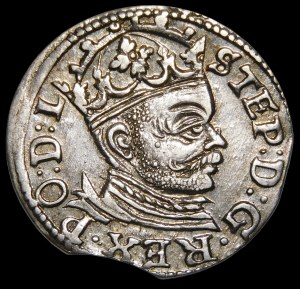 Stefan Batory, Trojak 1583, Riga