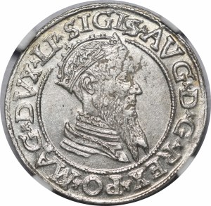 Sigismund II Augustus, Quadruple 1569, Vilnius - LI/LITVA - rare and very nice